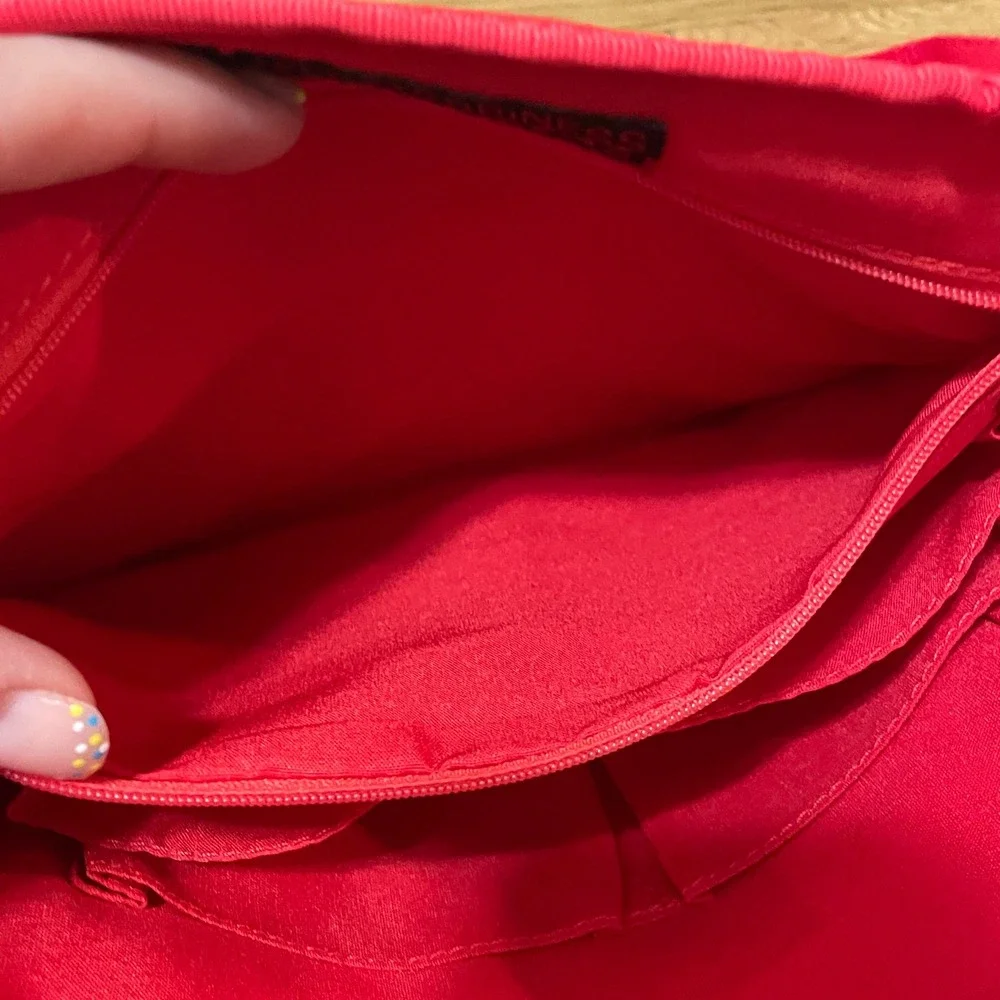 Vivienne Tam Double Happiness Red Dragon Print Nylon Crossbody Purse Bag NWT